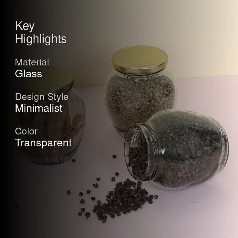 Richmond Airtight Storage Jar (350 mL Each) - Set Of Three media 2