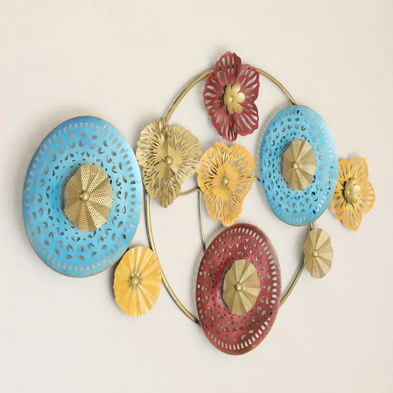 Atysa  Floral Metal Wall Accent media 3