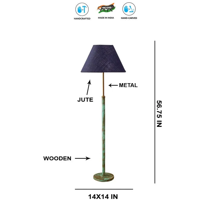 Drift Wooden Floor Lamp - Black media 8