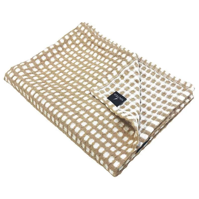 Nautica Feather Dots Cotton Bath Towel - Beige media 5