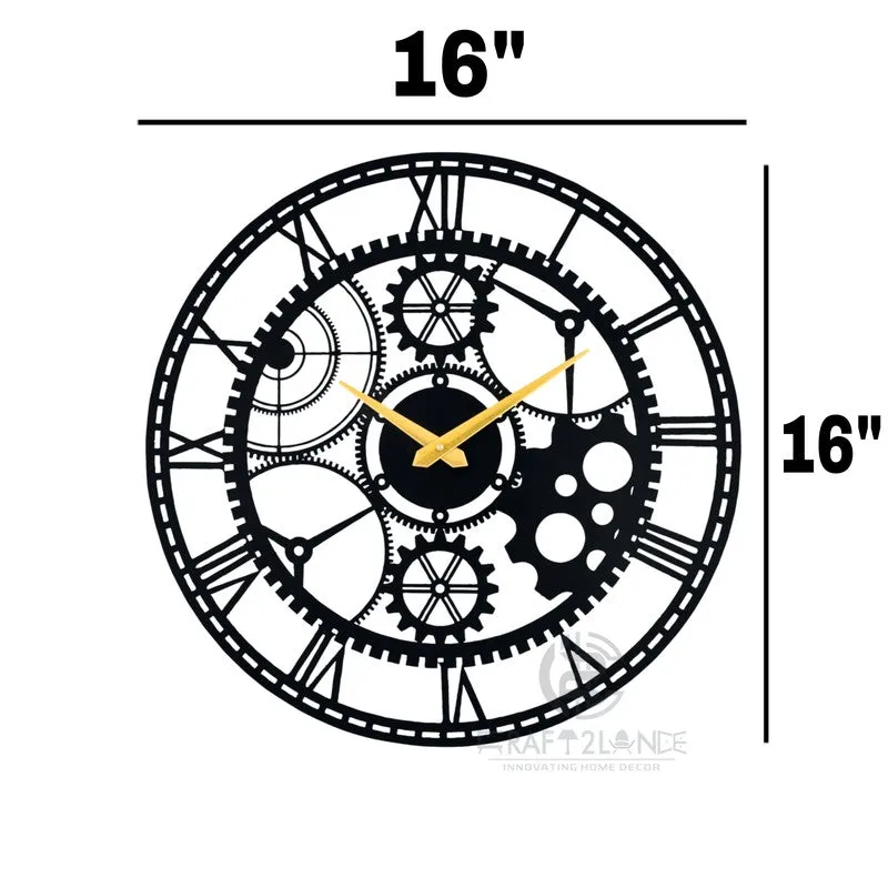 Glance Silent Wall Clock - Black media 8