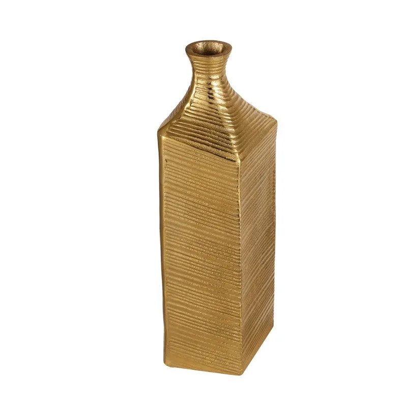 Vinara Aluminium Vase - Gold media 5