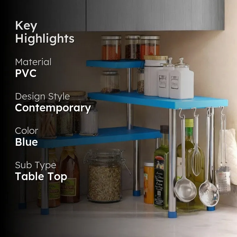 Smart Stack Blue PVC Shelves media 2
