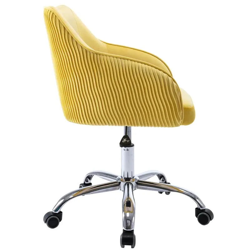 Seatron Metal Office Chair - Yellow media 4
