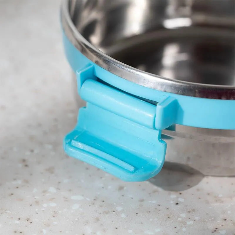 Ivago Steel Airtight Lunch Box (Light Blue) - 275 mL media 8