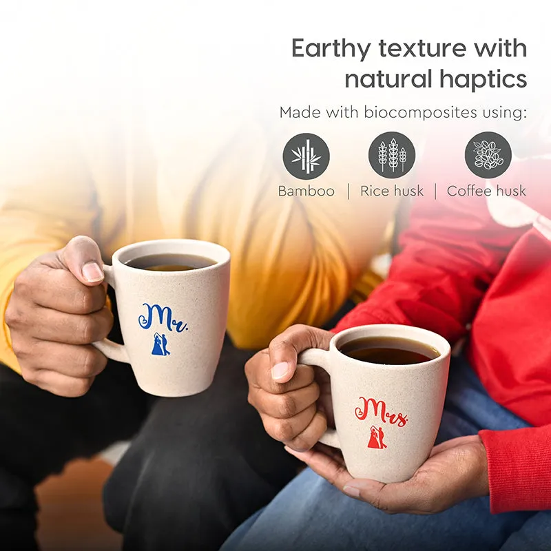 Ever Rice Husk Coffee Mug (300 mL Each/Beige) - Four Piece Set media 4