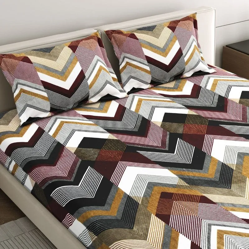 GeoElegance Woolen Bedsheet - 150 GSM media 4
