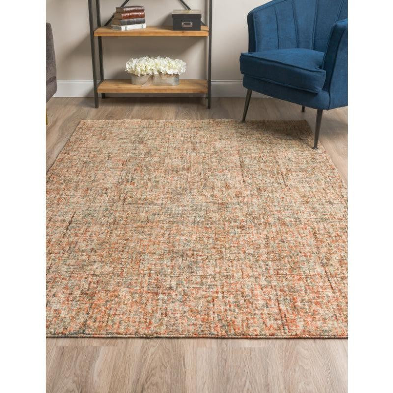 Handloom Hand Tufted Harmony Wool Rug - Red & Brown media 3
