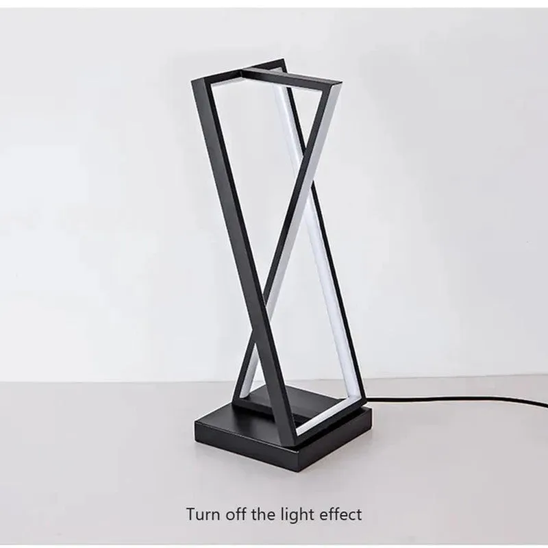 Lumin Crest Metal Table Lamp - Black media 5