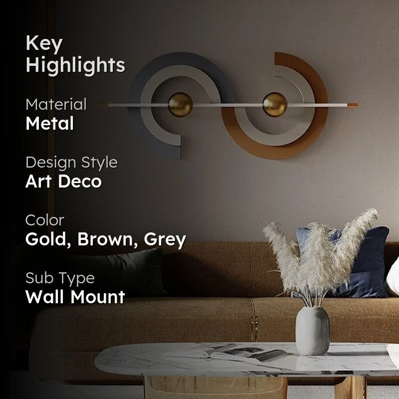 Infinity Forge Modern Metal Wall Accent media 2