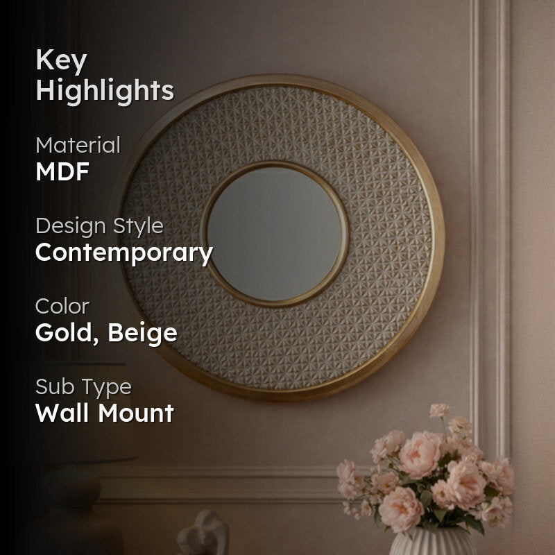 The Halo MDF Wall Mirror media 2