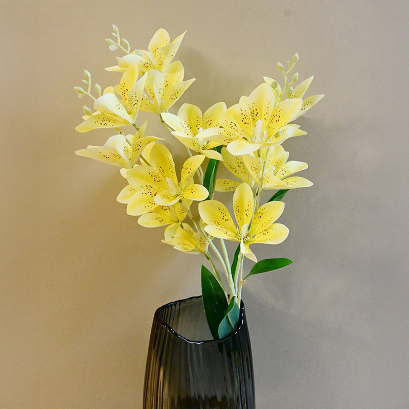 Violaire Artificial Flower Stick - Light Yellow media 4