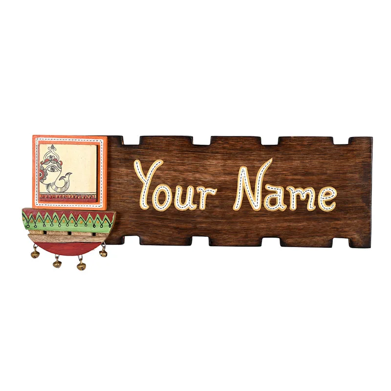 Name Plate Handcrafted Wooden Wall Accent media 3