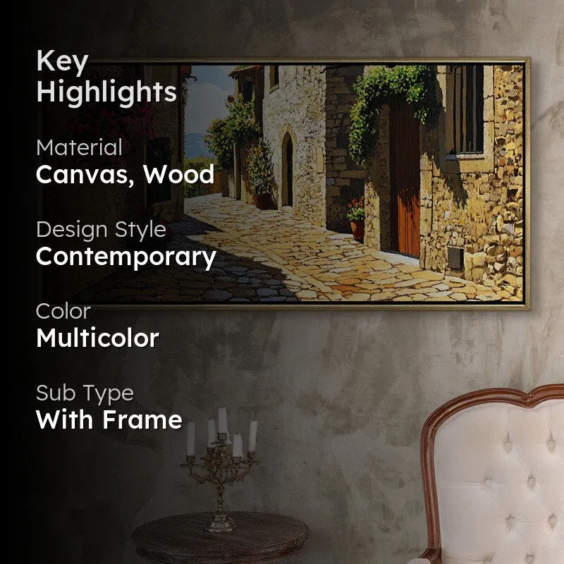 Vestige Canvas Wall Painting With Frame media 2