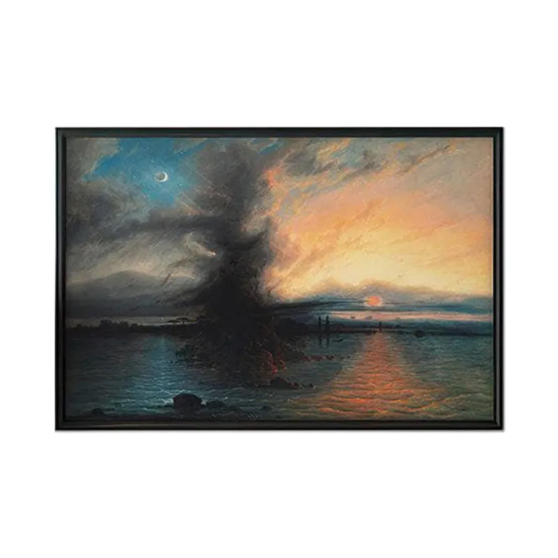 The Rock of Salvation Canvas Wall Painting - Black Frame media 6