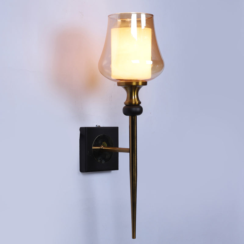 Alankrita Iron & Glass Wall Lamp media 6