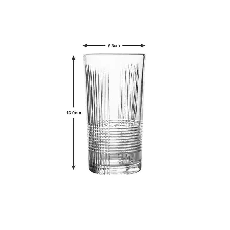 Avalon Glass Tumbler (265 ML) - Set Of Six media 5