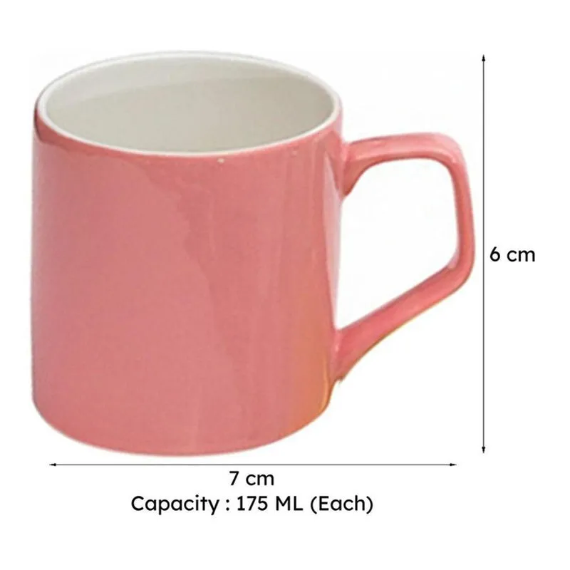 Ryder Porcelain Tea Cup (175 mL Each) -  Set of Six media 6