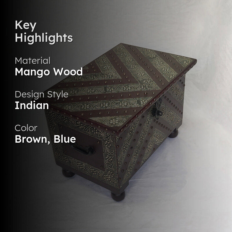 Relique I Decorative Wood Jewel Box media 2