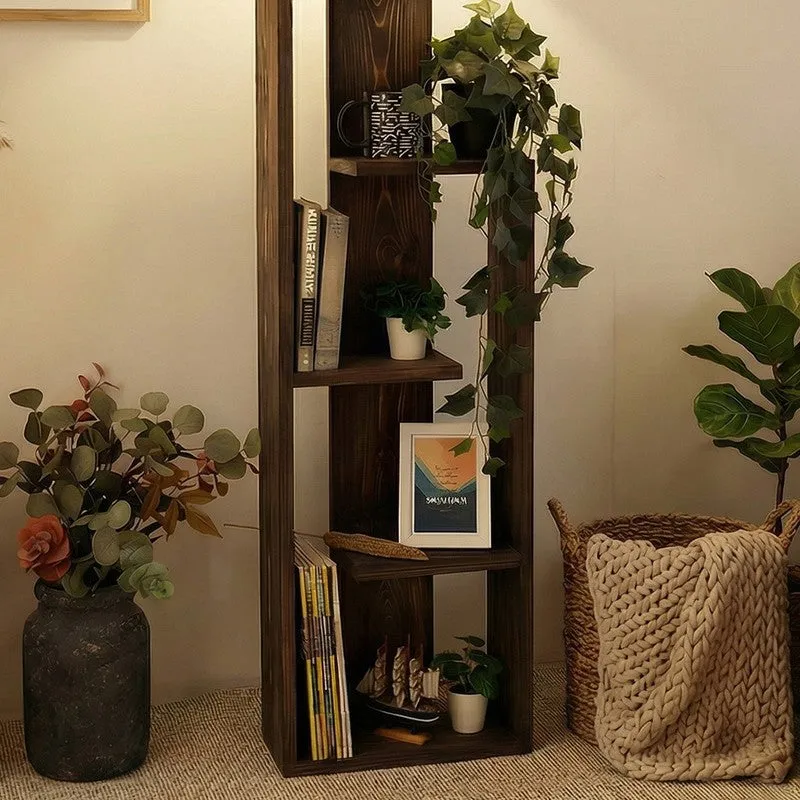BareGlow Wooden Floor Lamp - Brown media 5
