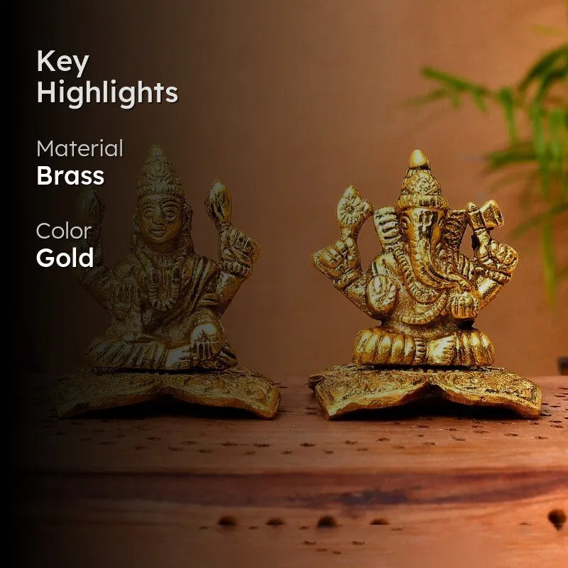 Lakshmi & Gajanan Idol - Set Of Two media 2