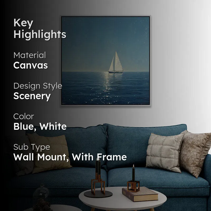 Summer Sails II Canvas Wall Art With Frame media 2