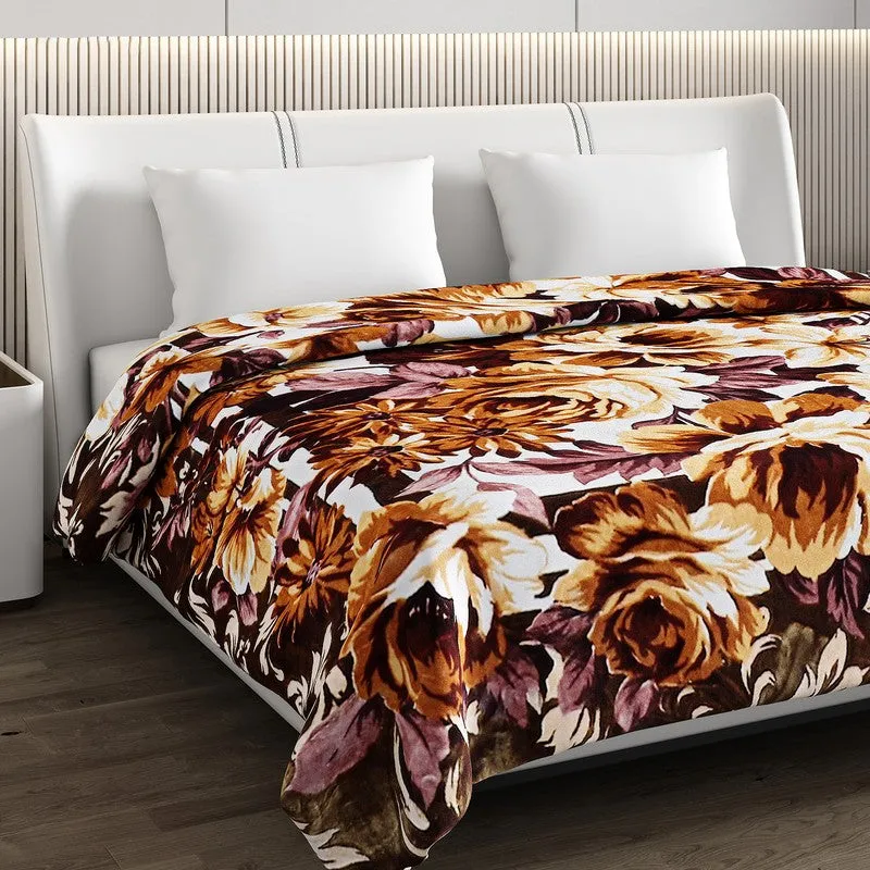 Monte Carlo Autumn Blossom Blanket - 1000 GSM media 4
