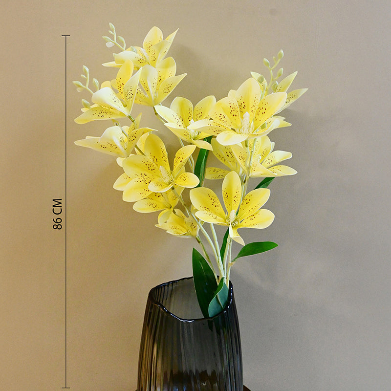 Violaire Artificial Flower Stick - Light Yellow media 6