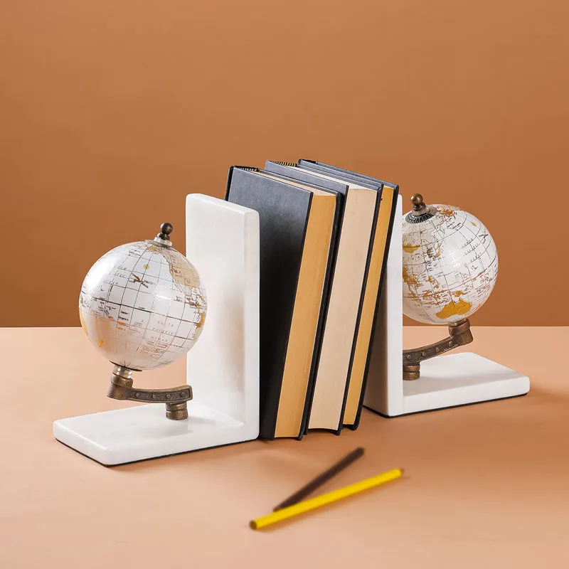 Cartographica Book End (White) - Set Of Two media 3