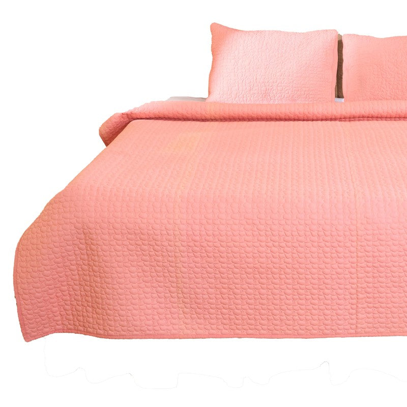 CozyCore Solid Cotton Comforter (Pink) - 200 GSM media 3