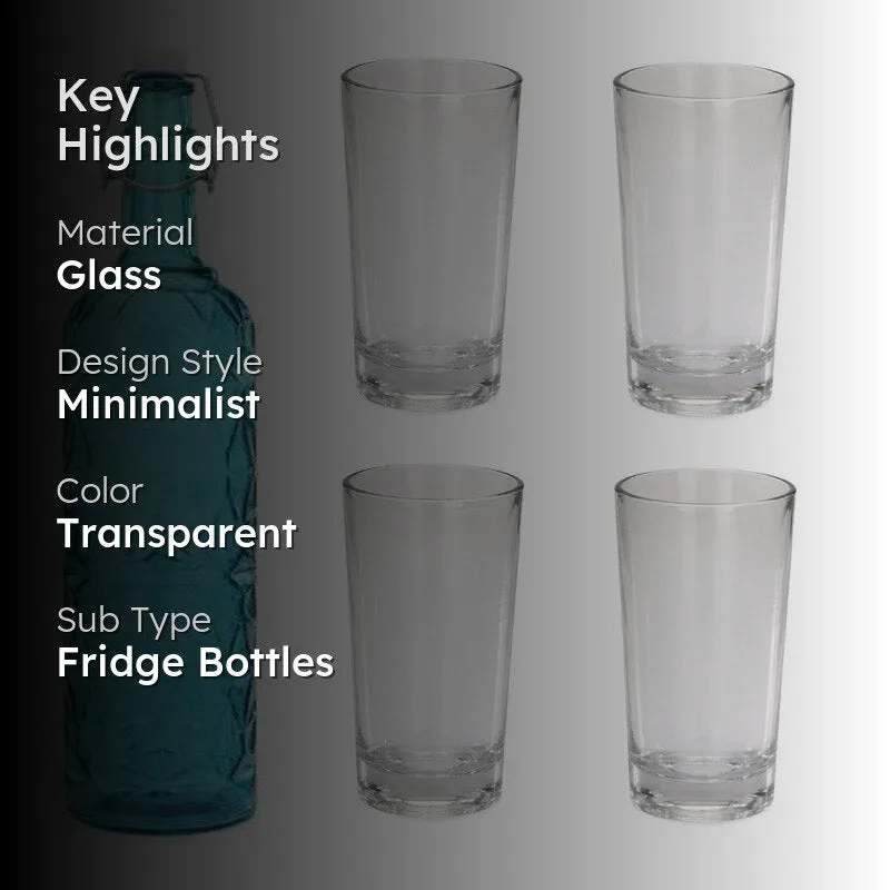 Ford 1000 mL Water Bottle With 250 mL Glasses - Five Piece Set media 2