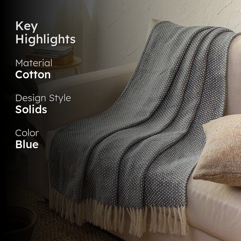 Vindhya Throw - Dark Blue media 2
