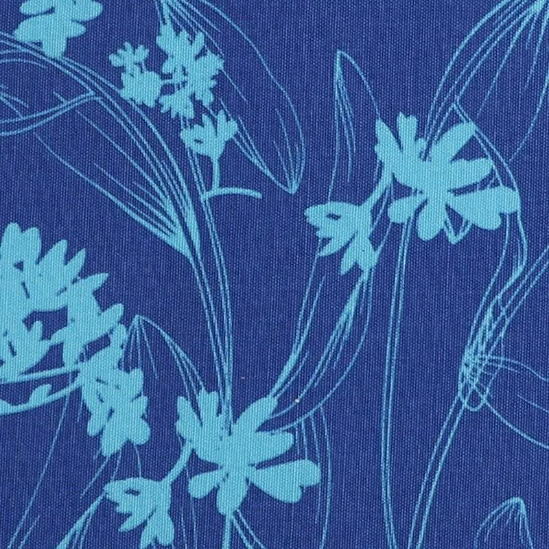 Spring Garden Floral Chair Pad (Blue) - Set Of Two media 3