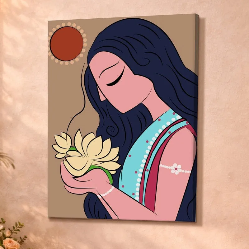 Bengal Lady Canvas Wall Art & Paintings media 4