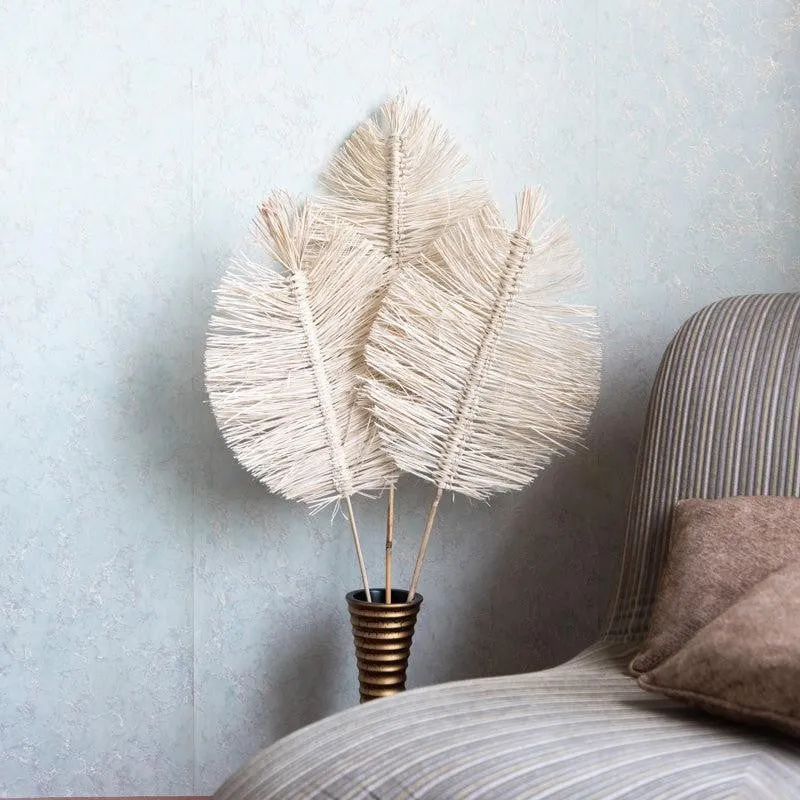 Ruban Handcrafted Boho Leaf Stick - Set Of Three media 4