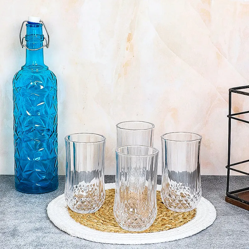 Raiden 1000 mL Water Bottle With 350 mL Glasses - Five Piece Set media 1