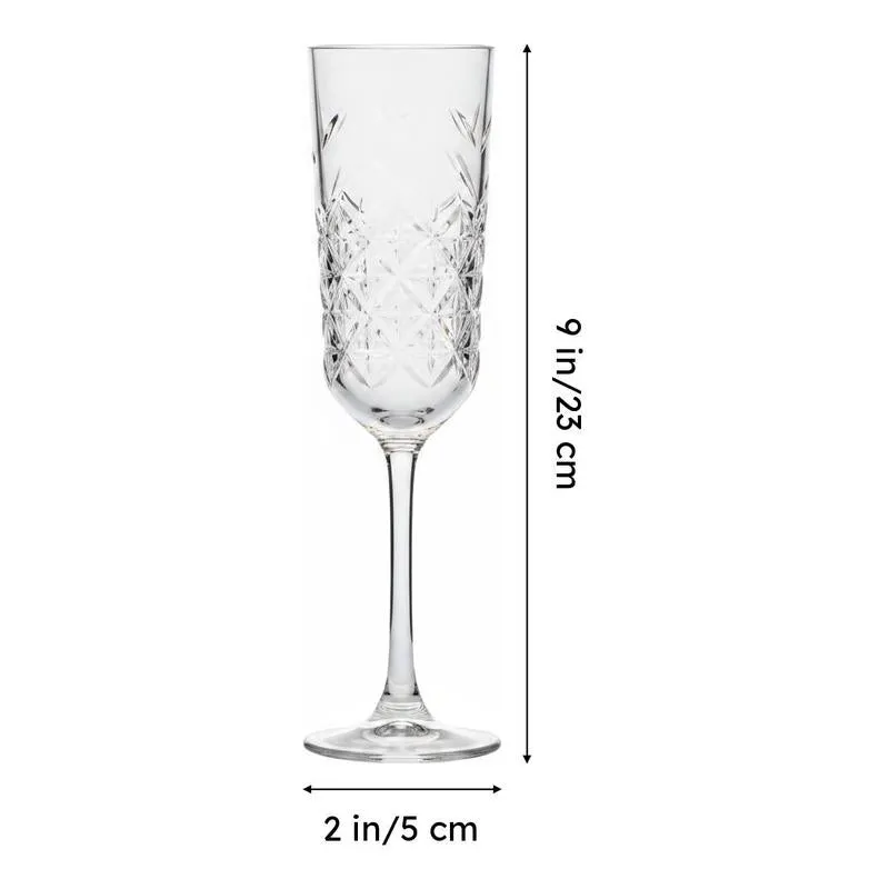 Mica Sterling Flute Glasses (180 ml) - Set Of Four media 6