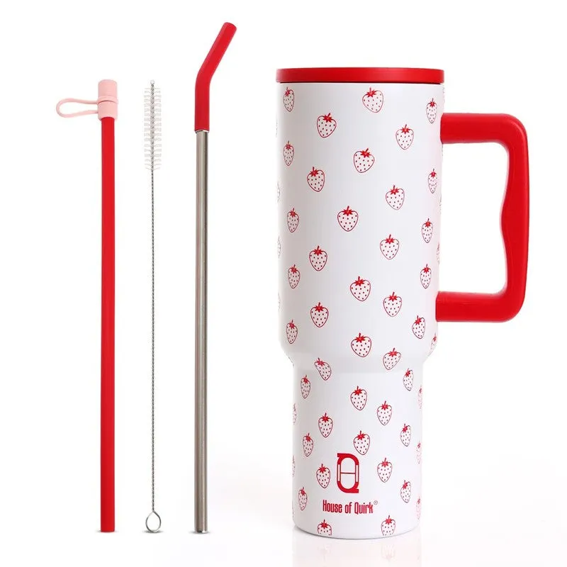 Berry Bliss Stainless Steel Tumbler - 1200 ML media 5