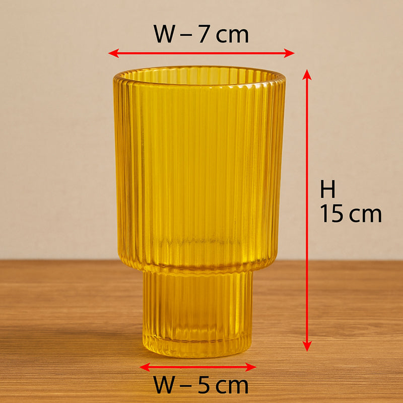 Stria Form Vase - Yellow media 7