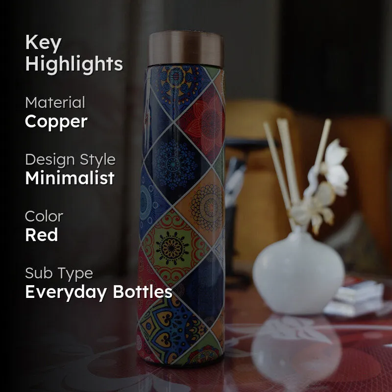 Moroccan Magic Copper Water Bottle media 2