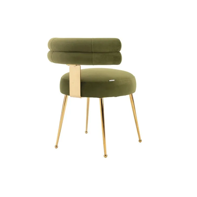 Velmora Metal Accent Chair - Green media 7