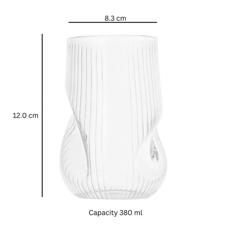 Shadowed Crystal Whiskey Glass(380 mL) - Set Of Two media 6