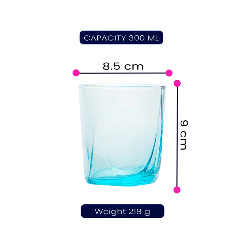 Luminarc Eiffel Whiskey Glass (300 mL/Blue) - Set Of Six media 6