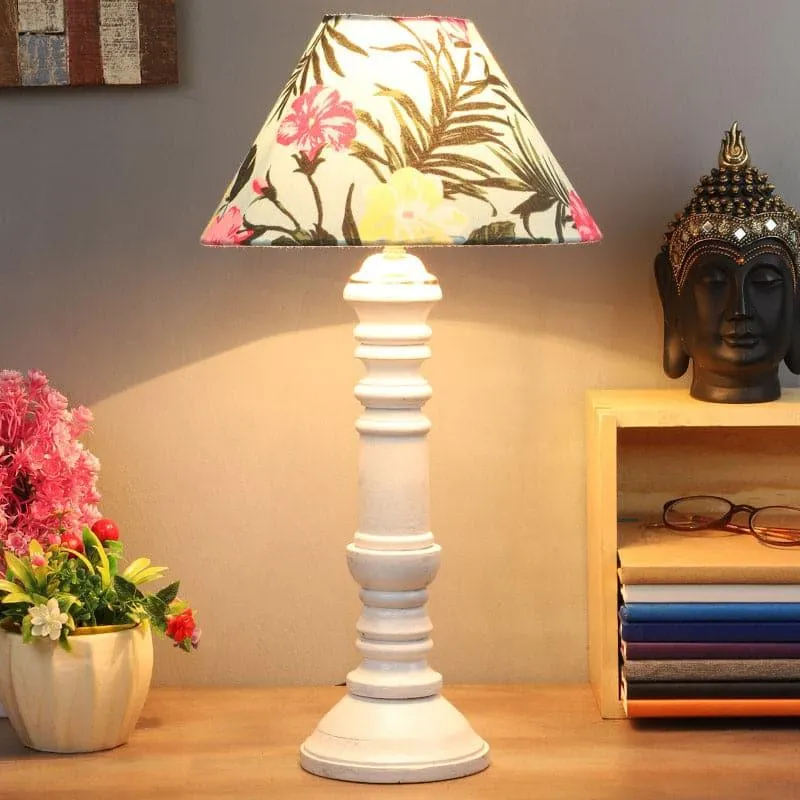 Gardensa Araceli Fabric Table Lamp - Multicolor media 1