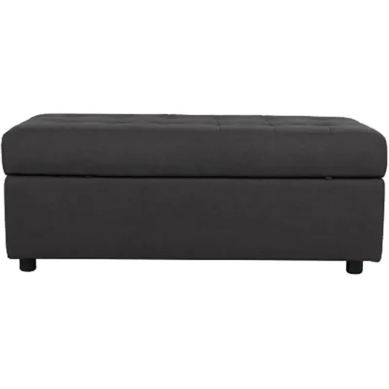 Zaviro Nuvia Ottoman - Grey media 5