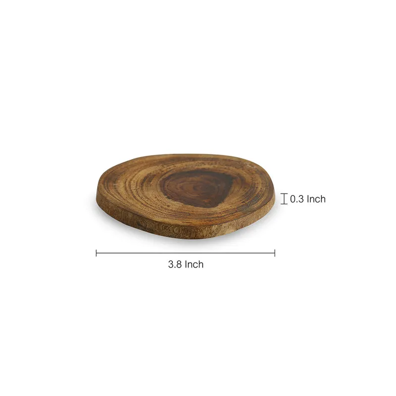 Log Scape Handcrafted Coaster - Set Of Six media 6