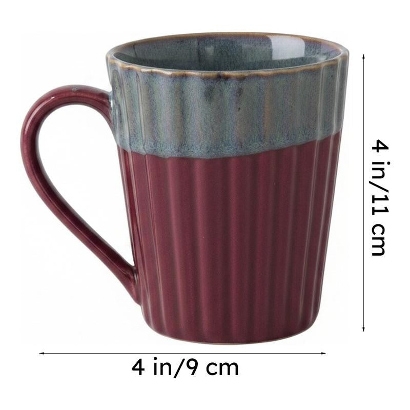 Laroon Ceramic Coffee Mug (300 mL Each/Grey) - Set of Two media 7