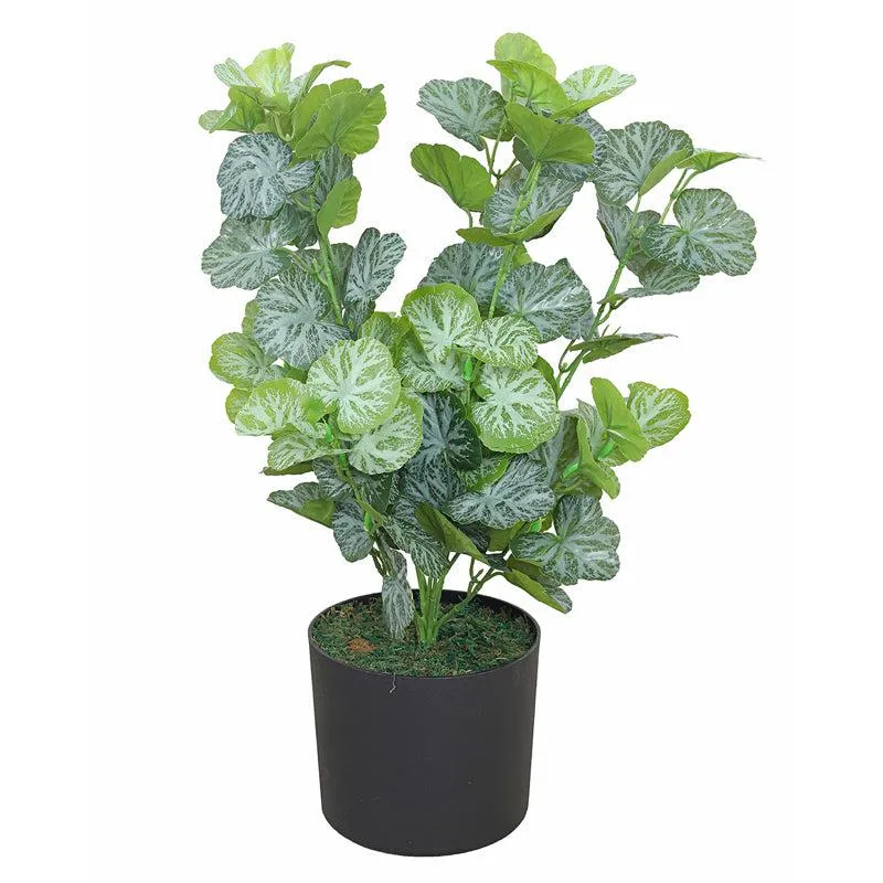 Whispering Green Artificial Plant With Black Plastic Pot media 3