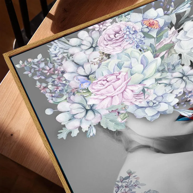 Bloom Diva Canvas Wall Art With Frame media 5