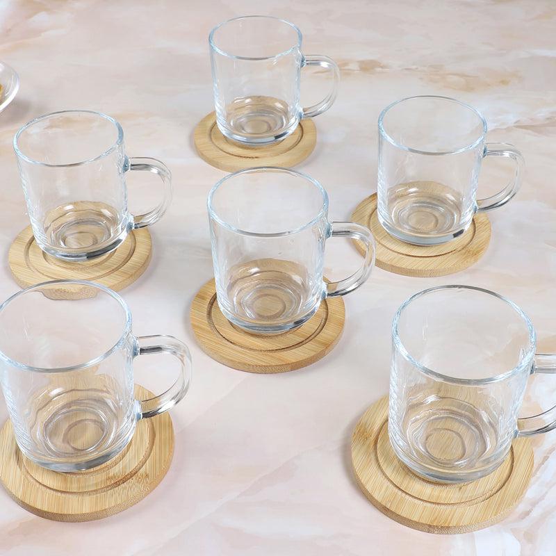 Ethan Glass Tea Cup (180 mL Each) -  Set of Six media 5